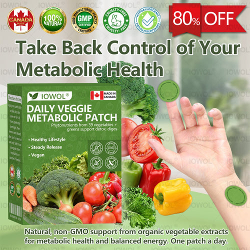 CA🥦𝐎𝐟𝐟𝐢𝐜𝐢𝐚𝐥 𝐒𝐭𝐨𝐫𝐞 | 𝐈𝐎𝐖𝐎𝐋® 𝐃𝐚𝐢𝐥𝐲 𝐕𝐞𝐠𝐞𝐭𝐚𝐛𝐥𝐞 𝐌𝐞𝐭𝐚𝐛𝐨𝐥𝐢𝐜 𝐏𝐚𝐭𝐜𝐡 𝐮𝐬𝐞𝐬 𝐨𝐫𝐠𝐚𝐧𝐢𝐜 𝐯𝐞𝐠𝐞𝐭𝐚𝐛𝐥𝐞 𝐞𝐱𝐭𝐫𝐚𝐜𝐭𝐬 𝐚𝐧𝐝 𝐩𝐡𝐲𝐭𝐨𝐧𝐮𝐭𝐫𝐢𝐞𝐧𝐭𝐬 𝐟𝐫𝐨𝐦 𝟑𝟗 𝐯𝐞𝐠𝐞𝐭𝐚𝐛𝐥𝐞𝐬 + 𝐠𝐫𝐞𝐞𝐧𝐬 𝐭𝐨 𝐬𝐮𝐩𝐩𝐨𝐫𝐭 𝐝𝐞𝐭𝐨𝐱, 𝐝𝐢𝐠𝐞𝐬𝐭𝐢𝐨𝐧 & 𝐦𝐞𝐭𝐚𝐛𝐨𝐥𝐢𝐜 𝐫𝐞𝐬𝐞𝐭, 𝐚𝐧𝐝 𝐛𝐨𝐨𝐬𝐭 𝐞𝐧𝐞𝐫𝐠𝐲 𝐟𝐨𝐫 𝐚𝐥𝐥-𝐝𝐚𝐲 𝐰𝐞𝐥𝐥𝐧𝐞𝐬𝐬.