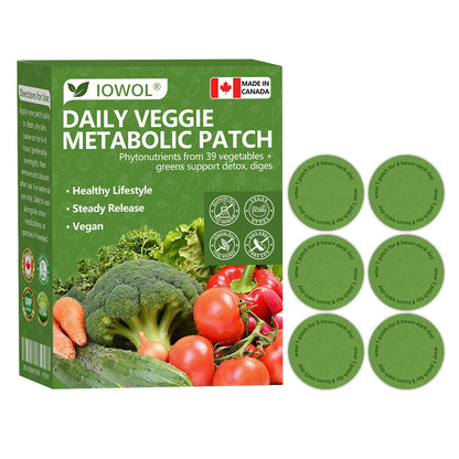CA🥦𝐎𝐟𝐟𝐢𝐜𝐢𝐚𝐥 𝐒𝐭𝐨𝐫𝐞 | 𝐈𝐎𝐖𝐎𝐋® 𝐃𝐚𝐢𝐥𝐲 𝐕𝐞𝐠𝐞𝐭𝐚𝐛𝐥𝐞 𝐌𝐞𝐭𝐚𝐛𝐨𝐥𝐢𝐜 𝐏𝐚𝐭𝐜𝐡 𝐮𝐬𝐞𝐬 𝐨𝐫𝐠𝐚𝐧𝐢𝐜 𝐯𝐞𝐠𝐞𝐭𝐚𝐛𝐥𝐞 𝐞𝐱𝐭𝐫𝐚𝐜𝐭𝐬 𝐚𝐧𝐝 𝐩𝐡𝐲𝐭𝐨𝐧𝐮𝐭𝐫𝐢𝐞𝐧𝐭𝐬 𝐟𝐫𝐨𝐦 𝟑𝟗 𝐯𝐞𝐠𝐞𝐭𝐚𝐛𝐥𝐞𝐬 + 𝐠𝐫𝐞𝐞𝐧𝐬 𝐭𝐨 𝐬𝐮𝐩𝐩𝐨𝐫𝐭 𝐝𝐞𝐭𝐨𝐱, 𝐝𝐢𝐠𝐞𝐬𝐭𝐢𝐨𝐧 & 𝐦𝐞𝐭𝐚𝐛𝐨𝐥𝐢𝐜 𝐫𝐞𝐬𝐞𝐭, 𝐚𝐧𝐝 𝐛𝐨𝐨𝐬𝐭 𝐞𝐧𝐞𝐫𝐠𝐲 𝐟𝐨𝐫 𝐚𝐥𝐥-𝐝𝐚𝐲 𝐰𝐞𝐥𝐥𝐧𝐞𝐬𝐬.