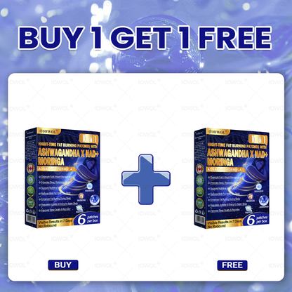 CA IOWOL ® NIGHT-TIME FAT BURNING PATCHES! ZERO PILLS & ZERO WASTE & ZERO STRUGGLE & 50% RESULTS.
