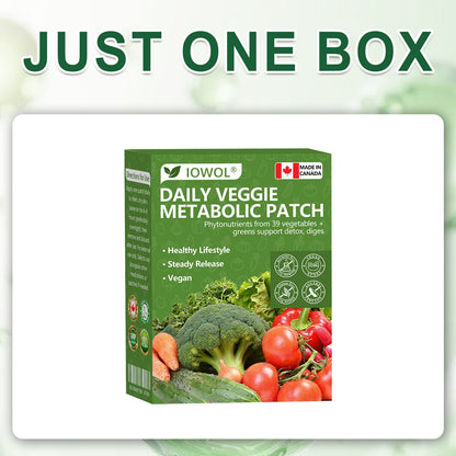 CA🥦𝐎𝐟𝐟𝐢𝐜𝐢𝐚𝐥 𝐒𝐭𝐨𝐫𝐞 | 𝐈𝐎𝐖𝐎𝐋® 𝐃𝐚𝐢𝐥𝐲 𝐕𝐞𝐠𝐞𝐭𝐚𝐛𝐥𝐞 𝐌𝐞𝐭𝐚𝐛𝐨𝐥𝐢𝐜 𝐏𝐚𝐭𝐜𝐡 𝐮𝐬𝐞𝐬 𝐨𝐫𝐠𝐚𝐧𝐢𝐜 𝐯𝐞𝐠𝐞𝐭𝐚𝐛𝐥𝐞 𝐞𝐱𝐭𝐫𝐚𝐜𝐭𝐬 𝐚𝐧𝐝 𝐩𝐡𝐲𝐭𝐨𝐧𝐮𝐭𝐫𝐢𝐞𝐧𝐭𝐬 𝐟𝐫𝐨𝐦 𝟑𝟗 𝐯𝐞𝐠𝐞𝐭𝐚𝐛𝐥𝐞𝐬 + 𝐠𝐫𝐞𝐞𝐧𝐬 𝐭𝐨 𝐬𝐮𝐩𝐩𝐨𝐫𝐭 𝐝𝐞𝐭𝐨𝐱, 𝐝𝐢𝐠𝐞𝐬𝐭𝐢𝐨𝐧 & 𝐦𝐞𝐭𝐚𝐛𝐨𝐥𝐢𝐜 𝐫𝐞𝐬𝐞𝐭, 𝐚𝐧𝐝 𝐛𝐨𝐨𝐬𝐭 𝐞𝐧𝐞𝐫𝐠𝐲 𝐟𝐨𝐫 𝐚𝐥𝐥-𝐝𝐚𝐲 𝐰𝐞𝐥𝐥𝐧𝐞𝐬𝐬.